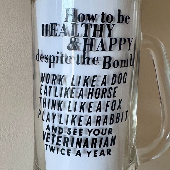 1950s Vintage Joke Glassware Beer Steins - Picture 4 of 10